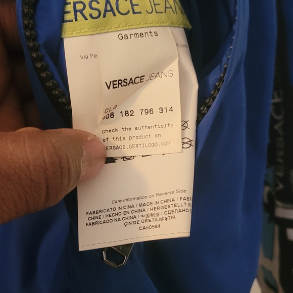 Versace Jeans Blue and Black Jacket - Picture 4 of 16